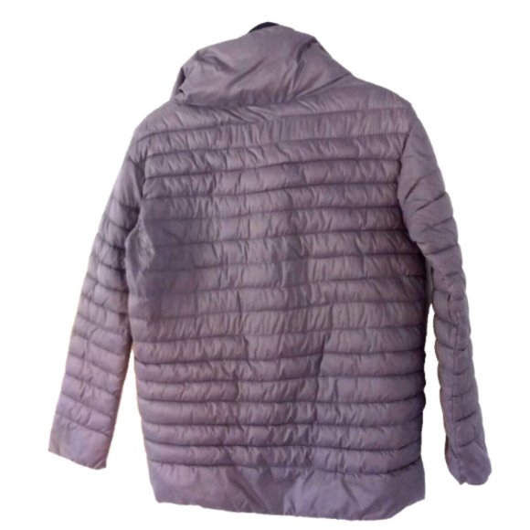 GAP Women’s Puffer Jacket XS Gray Quilted 1/2 Zip PrimaLoft Lightweight - Picture 3 of 11
